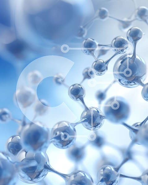 Intra Συλλεκτικό Ξύλινο Παζλ Plywood  4mm - Πολύχρωμη τρισδιάστατη δομή μορίων Σε Ξύλινο Κουτί - Διαστάσεις Puzzle: 10x10 cm – 25 κομμάτια