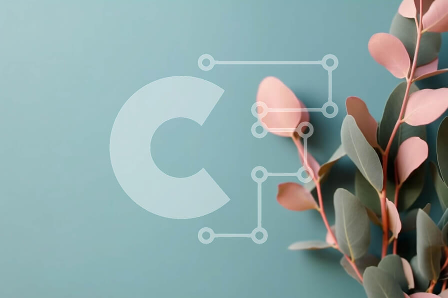 Intra Συλλεκτικό Ξύλινο Παζλ Plywood  4mm - Δονούμενη εικόνα από φύλλα ευκαλύπτου σε φωτεινό μπλε φόντο Σε Ξύλινο Κουτί - Διαστάσεις: 10x10 cm – 25 κομμάτια