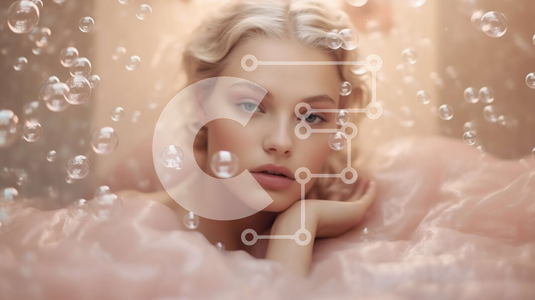 Intra Συλλεκτικό Ξύλινο Παζλ Plywood  4mm - Πολυτέλεια σε ένα αφρόλουτρο με μια όμορφη ξανθιά γυναίκα Σε Ξύλινο Κουτί - Διαστάσεις Puzzle: 10x10 cm – 25 κομμάτια