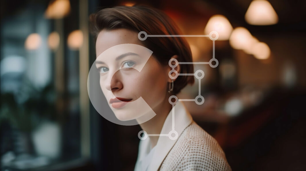 Intra Συλλεκτικό Ξύλινο Παζλ Plywood  4mm - Σοβαρή γυναίκα που στέκεται μπροστά από ένα παράθυρο Σε Ξύλινο Κουτί - Διαστάσεις Puzzle: 10x10 cm – 25 κομμάτια