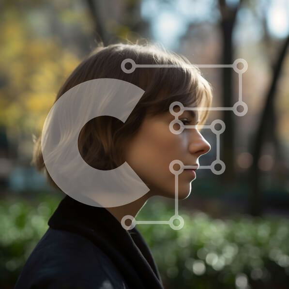 Intra Συλλεκτικό Ξύλινο Παζλ Plywood  4mm - Όμορφη εικόνα μιας γυναίκας που απολαμβάνει τη φύση σε ένα πάρκο μια ηλιόλουστη μέρα Σε Ξύλινο Κουτί - Διαστάσεις Puzzle: 10x10 cm – 25 κομμάτια