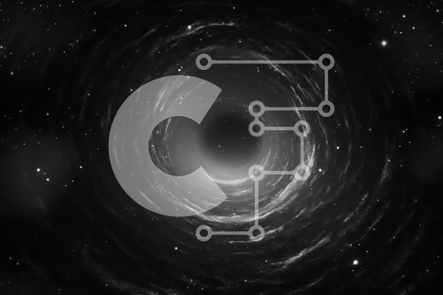 Intra Συλλεκτικό Ξύλινο Παζλ Plywood  4mm - Υπέροχη εικόνα μιας μαύρης τρύπας που περιβάλλεται από αστέρια Σε Ξύλινο Κουτί - Διαστάσεις Puzzle: 10x10 cm – 25 κομμάτια