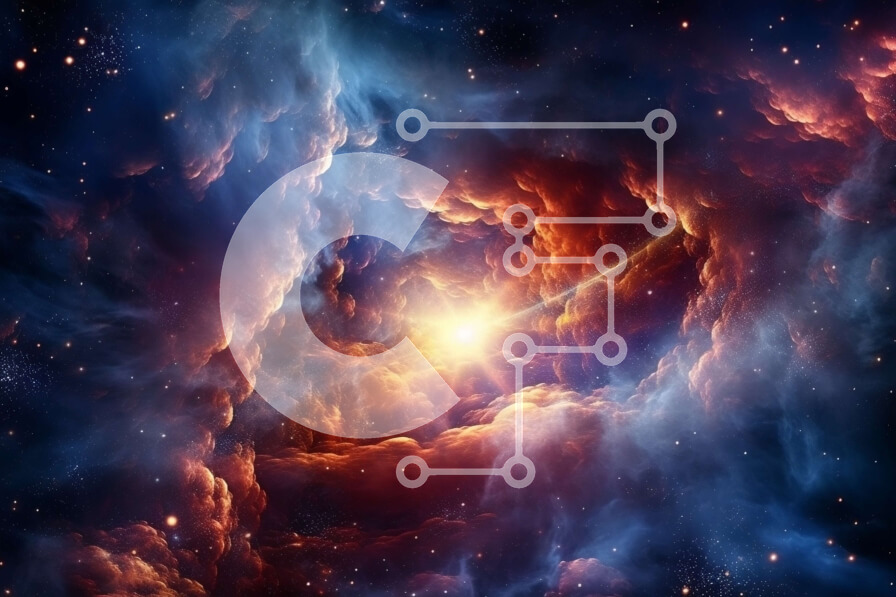 Intra Συλλεκτικό Ξύλινο Παζλ Plywood  4mm - Εκπληκτική εικόνα ενός νεφελώματος με αστέρια που σχηματίζονται μέσα Σε Ξύλινο Κουτί - Διαστάσεις Puzzle: 10x10 cm – 25 κομμάτια