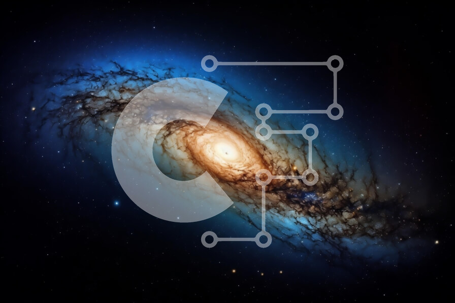 Intra Συλλεκτικό Ξύλινο Παζλ Plywood  4mm - Λεπτομερής εικόνα ενός περιστρεφόμενου σπειροειδούς γαλαξία με αστέρια και ουράνια αντικείμενα Σε Ξύλινο Κουτί - Διαστάσεις Puzzle: 10x10 cm – 25 κομμάτια