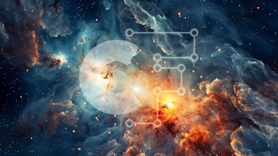 Intra Συλλεκτικό Ξύλινο Παζλ Plywood  4mm - Καταπληκτική εικόνα ενός νεφελώματος στο διάστημα Σε Ξύλινο Κουτί - Διαστάσεις Puzzle: 10x10 cm – 25 κομμάτια