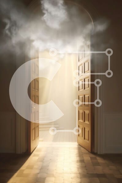 Intra Συλλεκτικό Ξύλινο Παζλ Plywood  4mm - Μυστηριώδες δωμάτιο με ανοιχτή πόρτα και έντονο φως Σε Ξύλινο Κουτί - Διαστάσεις Puzzle: 10x10 cm – 25 κομμάτια