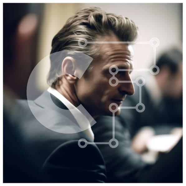 Intra Συλλεκτικό Ξύλινο Παζλ Plywood  4mm - Επαγγελματική επαγγελματική συνάντηση με άντρες με κοστούμια και γραβάτες Σε Ξύλινο Κουτί - Διαστάσεις Puzzle: 10x10 cm – 25 κομμάτια