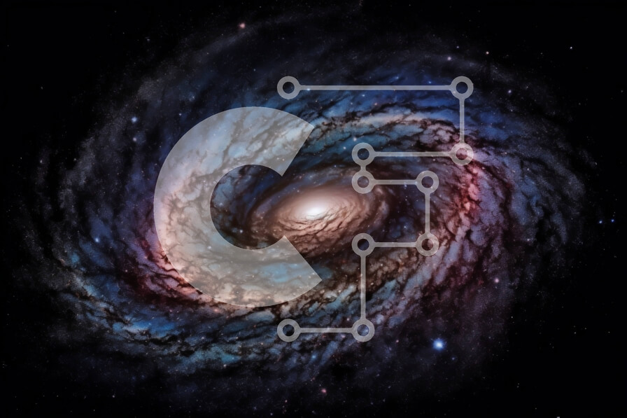 Intra Συλλεκτικό Ξύλινο Παζλ Plywood  4mm - Όμορφη εικόνα ενός σπειροειδούς γαλαξία σε χρώμα Σε Ξύλινο Κουτί - Διαστάσεις: 10x10 cm – 25 κομμάτια