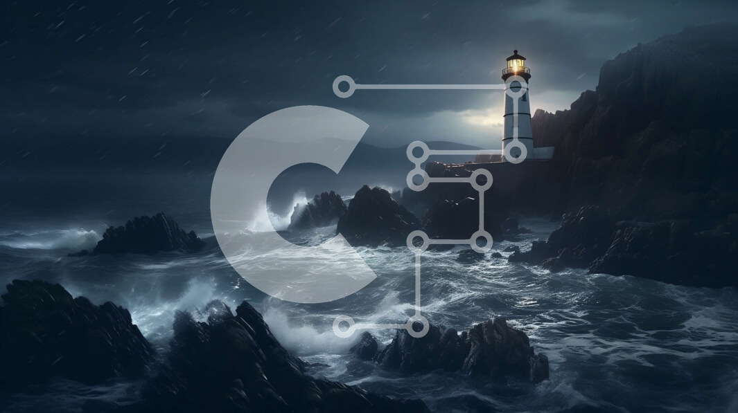 Intra Συλλεκτικό Ξύλινο Παζλ Plywood  4mm - Δραματική εικόνα ενός φάρου στη μέση του ωκεανού κατά τη διάρκεια μιας καταιγίδας Σε Ξύλινο Κουτί - Διαστάσεις: 10x10 cm – 25 κομμάτια