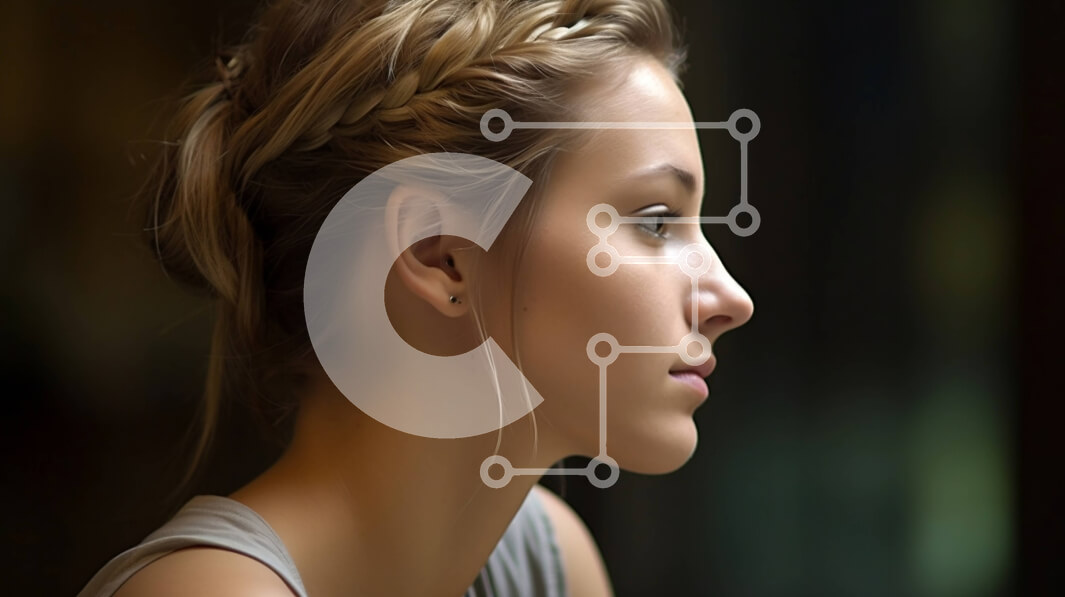 Intra Συλλεκτικό Ξύλινο Παζλ Plywood  4mm - Πορτρέτο μιας στοχαστικής νεαρής γυναίκας με πλεγμένη αλογοουρά Σε Ξύλινο Κουτί - Διαστάσεις Puzzle: 10x10 cm – 25 κομμάτια