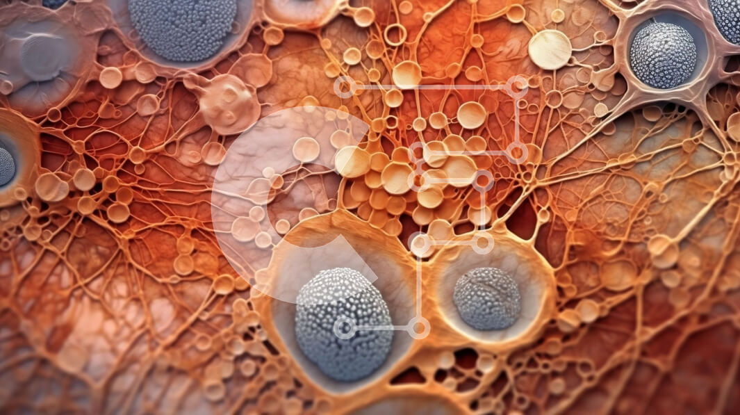 Intra Συλλεκτικό Ξύλινο Παζλ Plywood  4mm - Λεπτομερής εικόνα διατομής ανθρώπινου δέρματος Σε Ξύλινο Κουτί - Διαστάσεις Puzzle: 10x10 cm – 25 κομμάτια