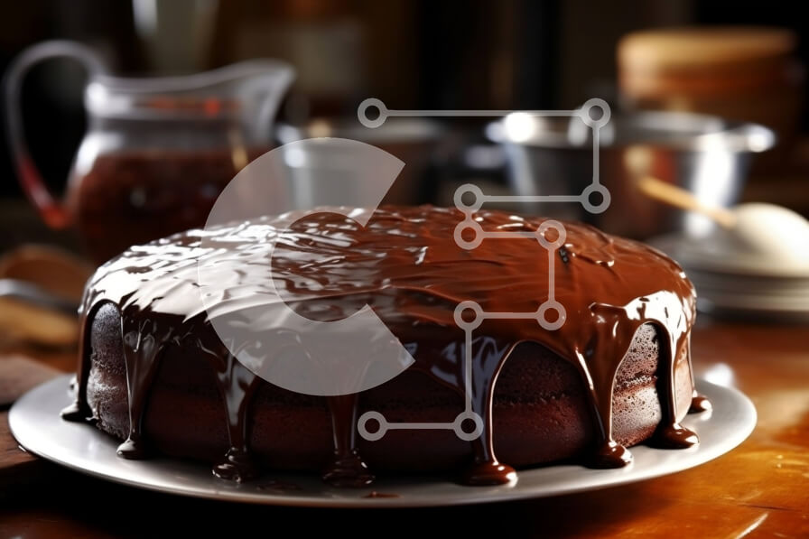 Σετ των 2 Intra Συλλεκτικό Ξύλινο Παζλ Plywood  4mm - Αφεθείτε στον πλούτο της τούρτας σοκολάτας μας με γλάσο σοκολάτας Σε Ξύλινο Κουτί - Διαστάσεις: 10x10 cm – 25 κομμάτια