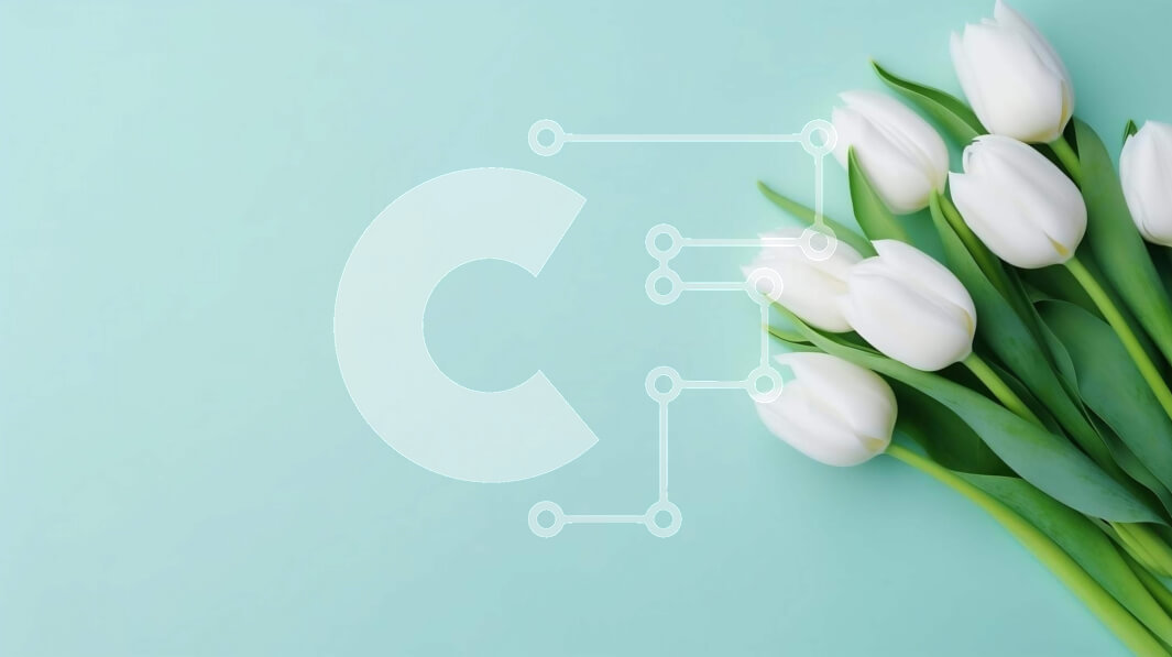 Intra Συλλεκτικό Ξύλινο Παζλ Plywood  4mm - Μπουκέτο με λευκές τουλίπες σε τιρκουάζ φόντο Σε Ξύλινο Κουτί - Διαστάσεις: 10x10 cm – 25 κομμάτια