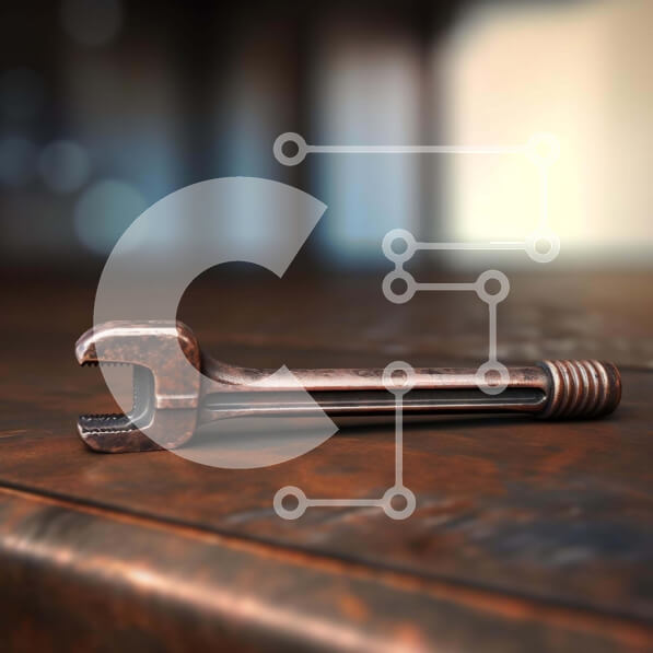 Intra Συλλεκτικό Ξύλινο Παζλ Plywood  4mm - Παλιομοδίτικο κλειδί σε ξύλινο τραπέζι Σε Ξύλινο Κουτί - Διαστάσεις: 10x10 cm – 25 κομμάτια