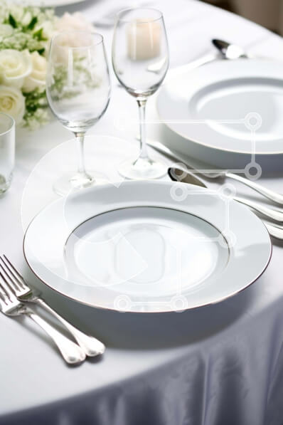 Σετ των 2 Intra Συλλεκτικό Ξύλινο Παζλ Plywood  4mm - Κομψό τραπεζάκι με ασημικά και λουλούδια Σε Ξύλινο Κουτί - Διαστάσεις: 10x10 cm – 25 κομμάτια