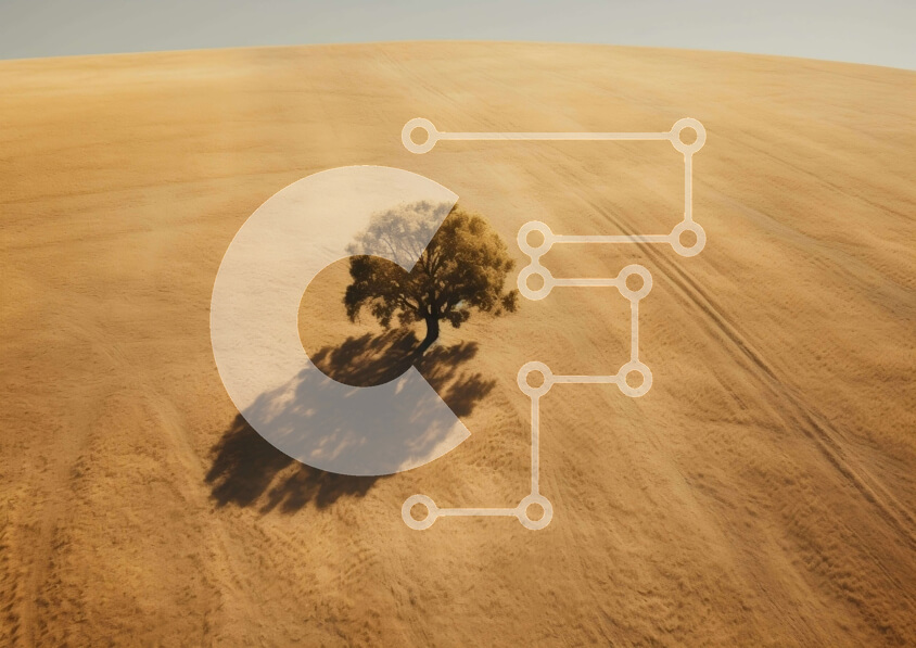 Intra Συλλεκτικό Ξύλινο Παζλ Plywood  4mm - Μοναχικό δέντρο σε άγονο τοπίο Σε Ξύλινο Κουτί - Διαστάσεις: 10x10 cm – 25 κομμάτια