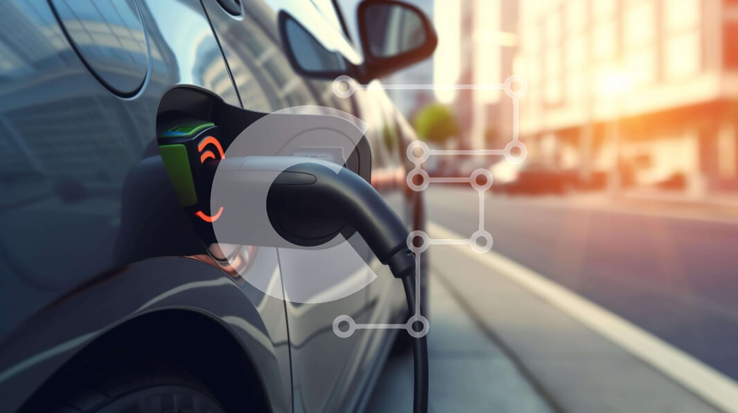 Intra Συλλεκτικό Ξύλινο Παζλ Plywood  4mm - Φόρτιση ηλεκτρικού οχήματος στο σταθμό φόρτισης Σε Ξύλινο Κουτί - Διαστάσεις Puzzle: 10x10 cm – 25 κομμάτια