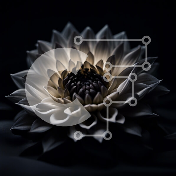 Intra Συλλεκτικό Ξύλινο Παζλ Plywood  4mm - Όμορφη κινηματογράφηση σε πρώτο πλάνο ενός λευκού λουλουδιού με κατσαρά πέταλα Σε Ξύλινο Κουτί - Διαστάσεις: 10x10 cm – 25 κομμάτια