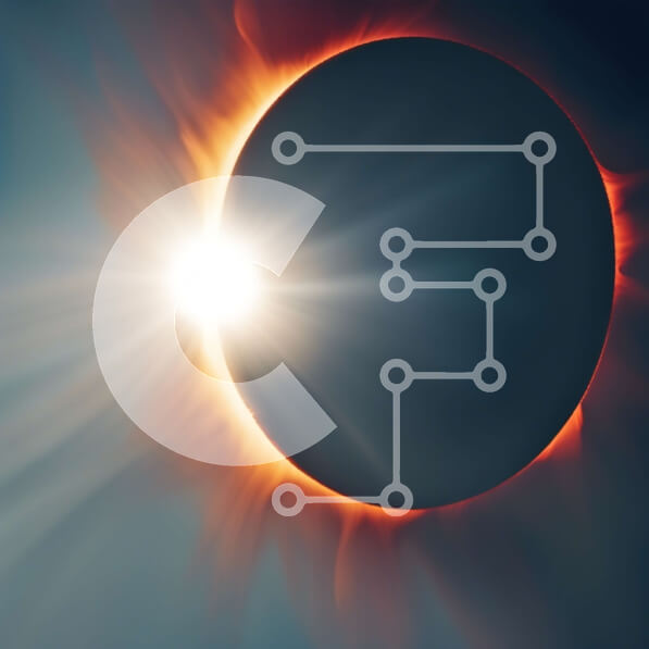 Intra Συλλεκτικό Ξύλινο Παζλ Plywood  4mm - Εκπληκτική εικόνα μερικής έκλειψης ηλίου με κορώνα Σε Ξύλινο Κουτί - Διαστάσεις Puzzle: 10x10 cm – 25 κομμάτια