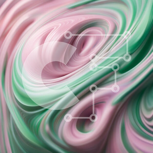 Intra Συλλεκτικό Ξύλινο Παζλ Plywood  4mm - Ζωντανό και παιχνιδιάρικο αφηρημένο έργο τέχνης - Στρόβιλος χρωμάτων Σε Ξύλινο Κουτί - Διαστάσεις Puzzle: 10x10 cm – 25 κομμάτια