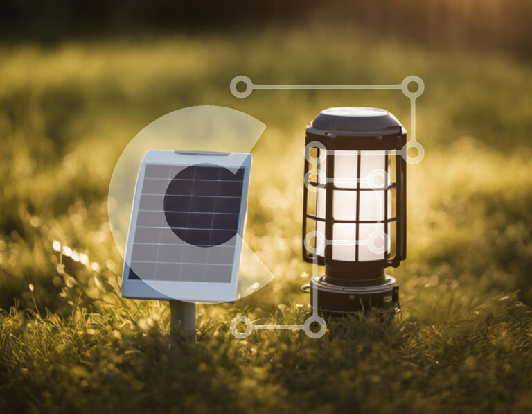 Intra Συλλεκτικό Ξύλινο Παζλ Plywood  4mm - Λάμπα με ηλιακή ενέργεια σε εξωτερικούς χώρους Σε Ξύλινο Κουτί - Διαστάσεις Puzzle: 10x10 cm – 25 κομμάτια