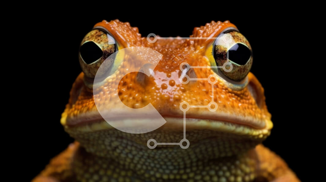 Σετ των 2 Intra Συλλεκτικό Ξύλινο Παζλ Plywood  4mm - Εκπληκτική κινηματογράφηση σε πρώτο πλάνο του προσώπου ενός δεντροβάτραχου με κόκκινα μάτια Σε Ξύλινο Κουτί - Διαστάσεις: 10x10 cm – 25 κομμάτια