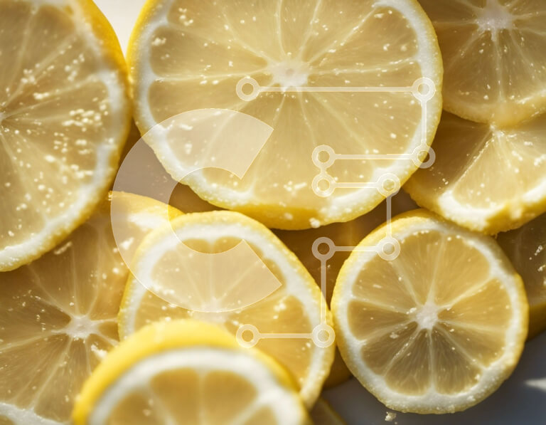 Σετ των 2 Intra Συλλεκτικό Ξύλινο Παζλ Plywood  4mm - Σωρός λεμόνια σε φέτες Σε Ξύλινο Κουτί - Διαστάσεις: 10x10 cm – 25 κομμάτια