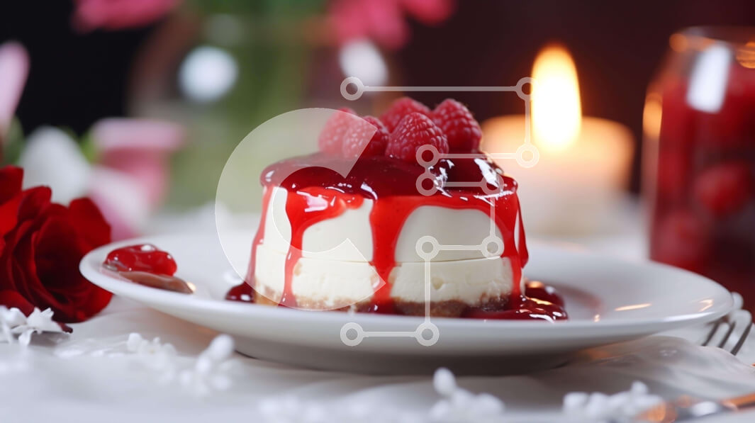 Σετ των 2 Intra Συλλεκτικό Ξύλινο Παζλ Plywood  4mm - Κομψό επιδόρπιο με μαρμελάδα βατόμουρο και σάλτσα καραμέλας Σε Ξύλινο Κουτί - Διαστάσεις: 10x10 cm – 25 κομμάτια