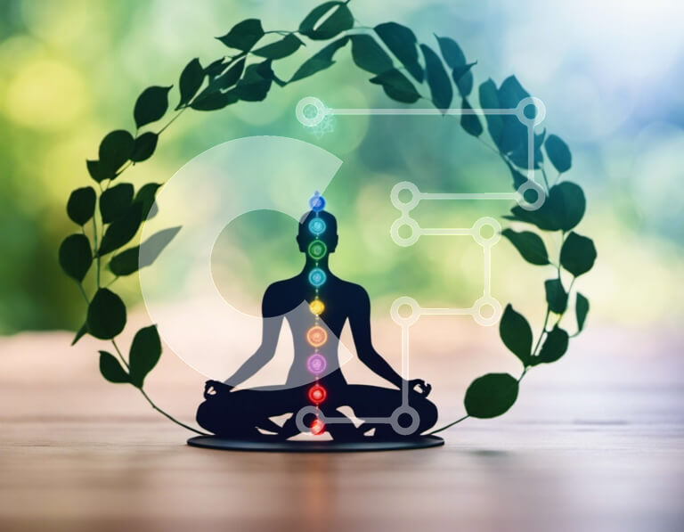 Intra Συλλεκτικό Ξύλινο Παζλ Plywood  4mm - Διαλογισμός και Τσάκρα στη Φύση Σε Ξύλινο Κουτί - Διαστάσεις: 10x10 cm – 25 κομμάτια