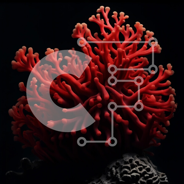 Intra Συλλεκτικό Ξύλινο Παζλ Plywood  4mm - Εκπληκτική εικόνα μιας ανεμώνης της Ερυθράς Θάλασσας με μακριά πλοκάμια Σε Ξύλινο Κουτί - Διαστάσεις: 10x10 cm – 25 κομμάτια