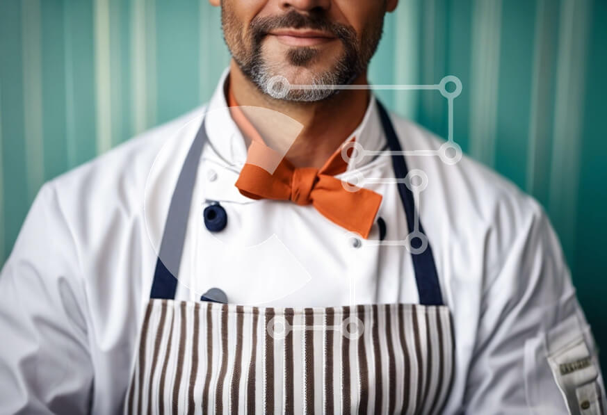 Intra Συλλεκτικό Ξύλινο Παζλ Plywood  4mm - Ευτυχισμένος σεφ στην κουζίνα Σε Ξύλινο Κουτί - Διαστάσεις Puzzle: 10x10 cm – 25 κομμάτια