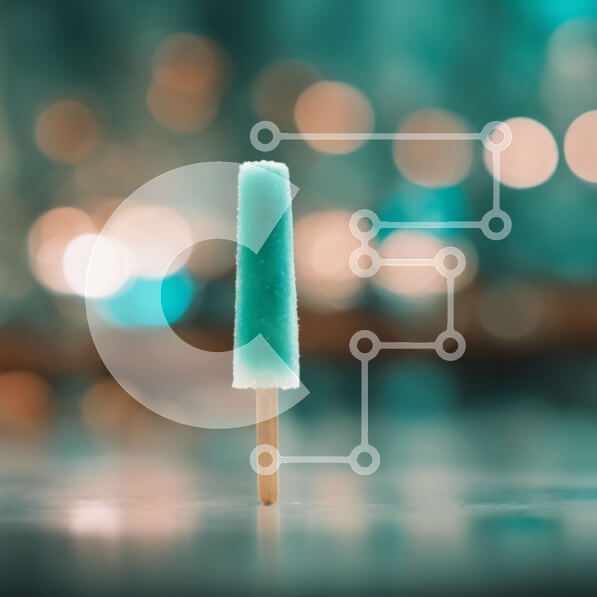 Σετ των 2 Intra Συλλεκτικό Ξύλινο Παζλ Plywood  4mm - Πολύχρωμο γλειφιτζούρι στο ραβδί Σε Ξύλινο Κουτί - Διαστάσεις: 10x10 cm – 25 κομμάτια