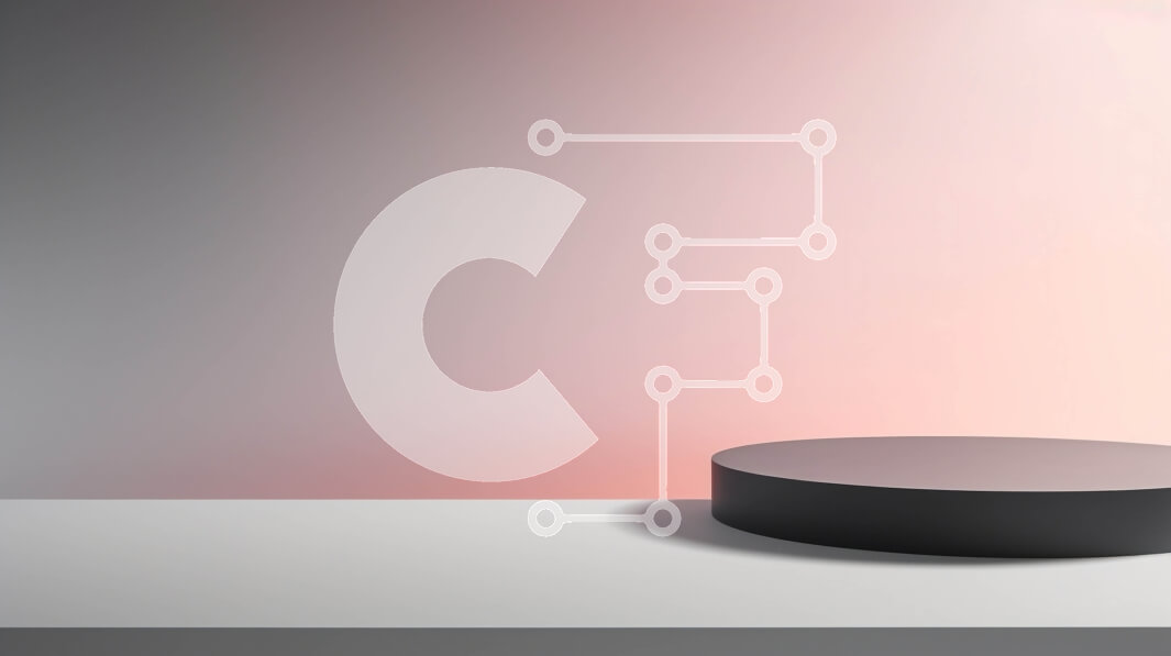 Intra Συλλεκτικό Ξύλινο Παζλ Plywood  4mm - Μαύρη κυκλική πλατφόρμα σε λευκό φόντο με θολή ροζ και λευκή κλίση Σε Ξύλινο Κουτί - Διαστάσεις Puzzle: 10x10 cm – 25 κομμάτια