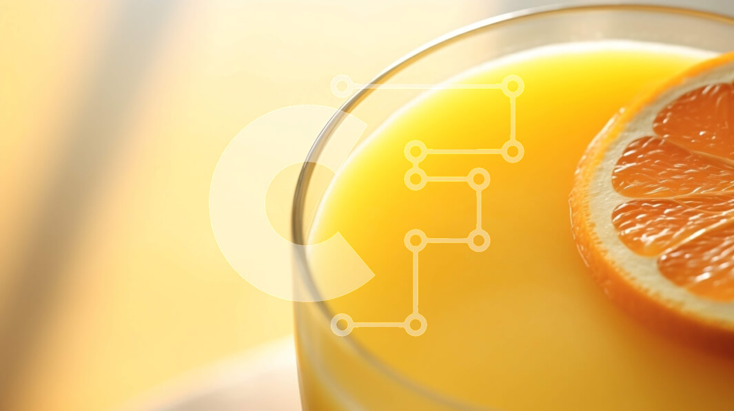 Σετ των 2 Intra Συλλεκτικό Ξύλινο Παζλ Plywood  4mm - Δροσιστικό ποτήρι χυμό πορτοκαλιού με φρέσκια φέτα πορτοκαλιού Σε Ξύλινο Κουτί - Διαστάσεις: 10x10 cm – 25 κομμάτια