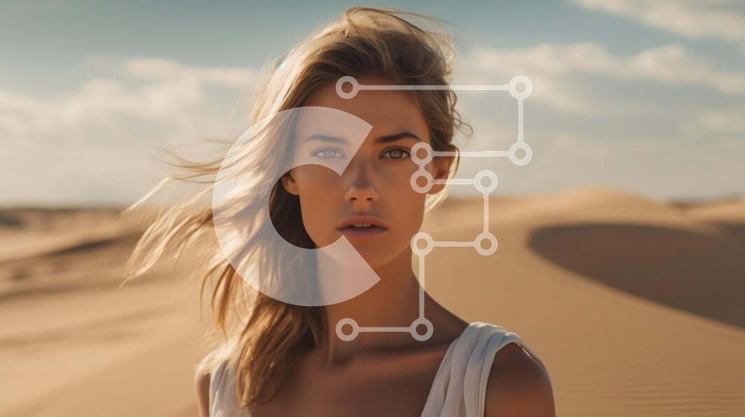 Intra Συλλεκτικό Ξύλινο Παζλ Plywood  4mm - Μυστηριώδης Γυναίκα στην Έρημο Σε Ξύλινο Κουτί - Διαστάσεις Puzzle: 10x10 cm – 25 κομμάτια