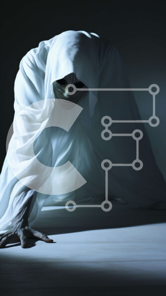 Intra Συλλεκτικό Ξύλινο Παζλ Plywood  4mm - Γονατιστός ανθρωποειδής με λευκά ρούχα Σε Ξύλινο Κουτί - Διαστάσεις Puzzle: 10x10 cm – 25 κομμάτια