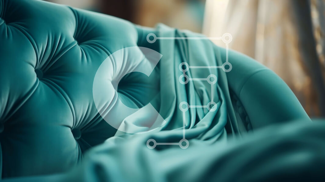 Intra Συλλεκτικό Ξύλινο Παζλ Plywood  4mm - Μπλε βελούδινη πολυθρόνα μπροστά από μεγάλο παράθυρο Σε Ξύλινο Κουτί - Διαστάσεις Puzzle: 10x10 cm – 25 κομμάτια