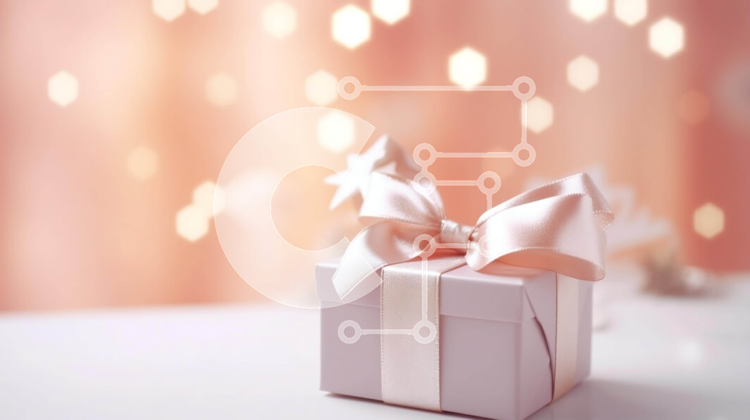 Intra Συλλεκτικό Ξύλινο Παζλ Plywood  4mm - Ροζ Κουτί δώρου με φιόγκους για ειδικές περιστάσεις Σε Ξύλινο Κουτί - Διαστάσεις Puzzle: 10x10 cm – 25 κομμάτια