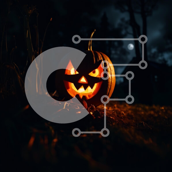 Intra Συλλεκτικό Ξύλινο Παζλ Plywood  4mm - Απόκοσμο φανάρι Jack-o-Lantern με φως κεριών για το Halloween Σε Ξύλινο Κουτί - Διαστάσεις: 10x10 cm – 25 κομμάτια