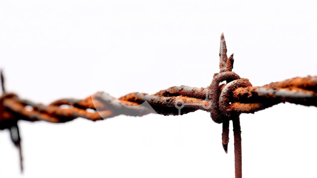 Intra Συλλεκτικό Ξύλινο Παζλ Plywood  4mm - Ρουστίκ συρματόπλεγμα σε κοντινή θέα Σε Ξύλινο Κουτί - Διαστάσεις Puzzle: 10x10 cm – 25 κομμάτια