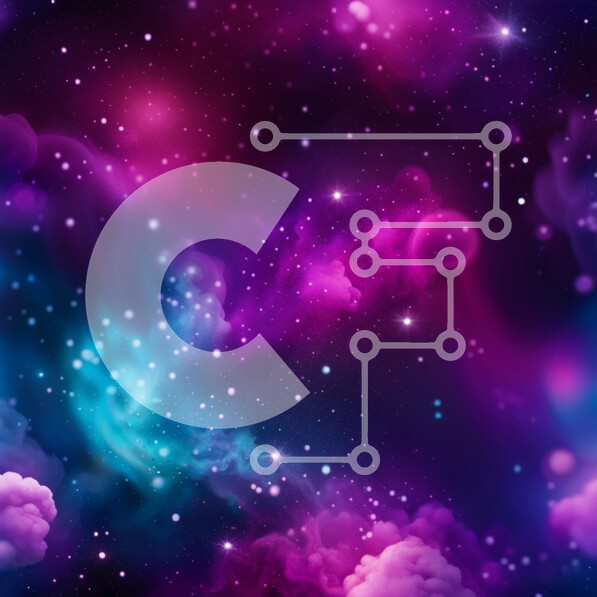 Intra Συλλεκτικό Ξύλινο Παζλ Plywood  4mm - Μαγευτικό διαστημικό φόντο με αστέρια, νεφελώματα και γαλαξίες Σε Ξύλινο Κουτί - Διαστάσεις Puzzle: 10x10 cm – 25 κομμάτια