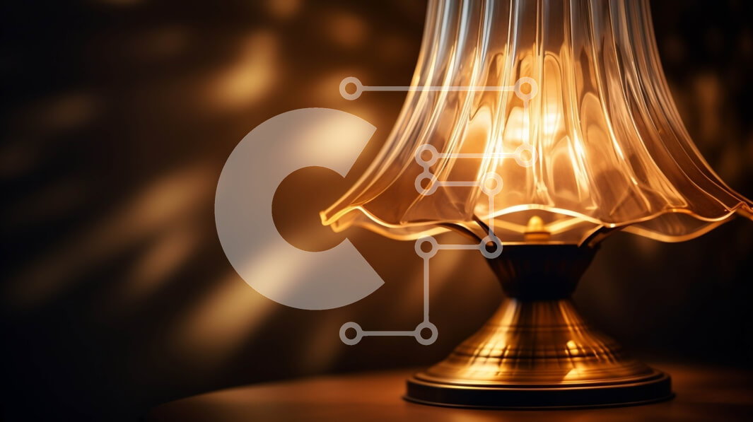 Intra Συλλεκτικό Ξύλινο Παζλ Plywood  4mm - Χρυσό γυάλινο φωτιστικό σε ξύλινο τραπέζι Σε Ξύλινο Κουτί - Διαστάσεις Puzzle: 10x10 cm – 25 κομμάτια