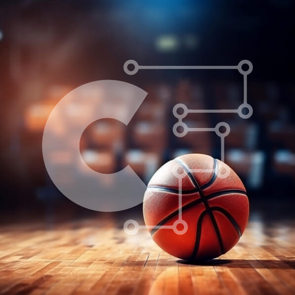 Intra Συλλεκτικό Ξύλινο Παζλ Plywood  4mm - Μπάσκετ στο ξύλινο γήπεδο Σε Ξύλινο Κουτί - Διαστάσεις Puzzle: 10x10 cm – 25 κομμάτια