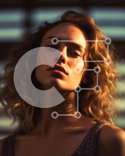 Intra Συλλεκτικό Ξύλινο Παζλ Plywood  4mm - Όμορφη εικόνα μιας νεαρής γυναίκας που κοιτάζει έξω από το παράθυρο Σε Ξύλινο Κουτί - Διαστάσεις Puzzle: 10x10 cm – 25 κομμάτια