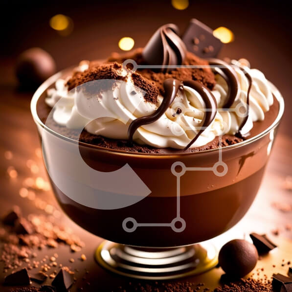 Σετ των 2 Intra Συλλεκτικό Ξύλινο Παζλ Plywood  4mm - Αφεθείτε στην κρεμώδη καλοσύνη ενός μιλκσέικ σοκολάτας με σαντιγί Σε Ξύλινο Κουτί - Διαστάσεις: 10x10 cm – 25 κομμάτια