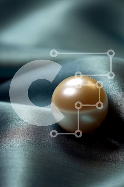 Intra Συλλεκτικό Ξύλινο Παζλ Plywood  4mm - Εκπληκτική εικόνα ενός μαργαριταριού σε ένα μπλε σατέν πανί Σε Ξύλινο Κουτί - Διαστάσεις: 10x10 cm – 25 κομμάτια