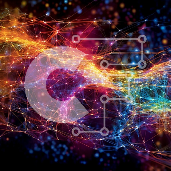 Intra Συλλεκτικό Ξύλινο Παζλ Plywood  4mm - Πολύχρωμο αφηρημένο μοτίβο με περίπλοκα σχήματα και γραμμές Σε Ξύλινο Κουτί - Διαστάσεις Puzzle: 10x10 cm – 25 κομμάτια