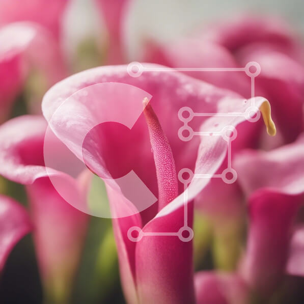 Intra Συλλεκτικό Ξύλινο Παζλ Plywood  4mm - Κοντινό πλάνο ενός ροζ λουλουδιού με κυρτό πέταλο Σε Ξύλινο Κουτί - Διαστάσεις: 10x10 cm – 25 κομμάτια