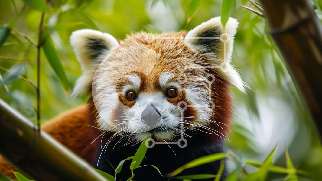 Σετ των 2 Intra Συλλεκτικό Ξύλινο Παζλ Plywood  4mm - Το περίεργο κόκκινο πάντα κρυφοκοιτάζει από πίσω από τα φύλλα στο δάσος Σε Ξύλινο Κουτί - Διαστάσεις: 10x10 cm – 25 κομμάτια