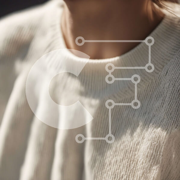 Σετ των 2 Intra Συλλεκτικό Ξύλινο Παζλ Plywood  4mm - Σοβαρή γυναίκα με λευκό πουλόβερ Σε Ξύλινο Κουτί - Διαστάσεις: 10x10 cm – 25 κομμάτια